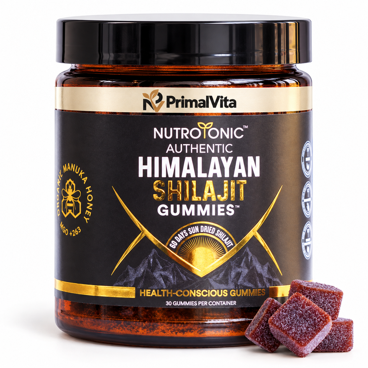 Himalayan Shilajit Gummies PrimalVita